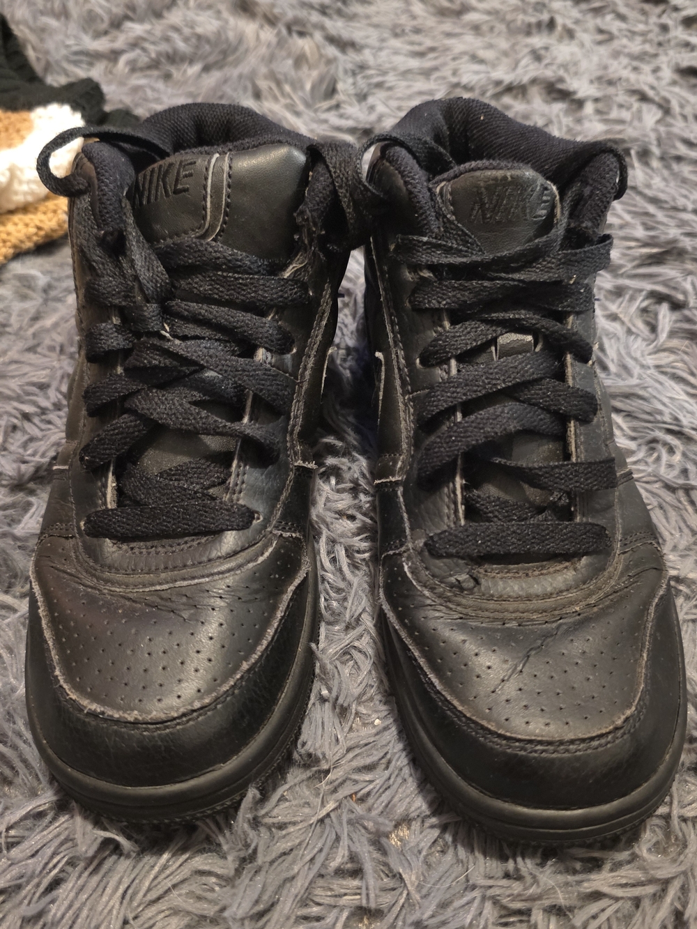 Nike Kids' Black High-Top Sneakers